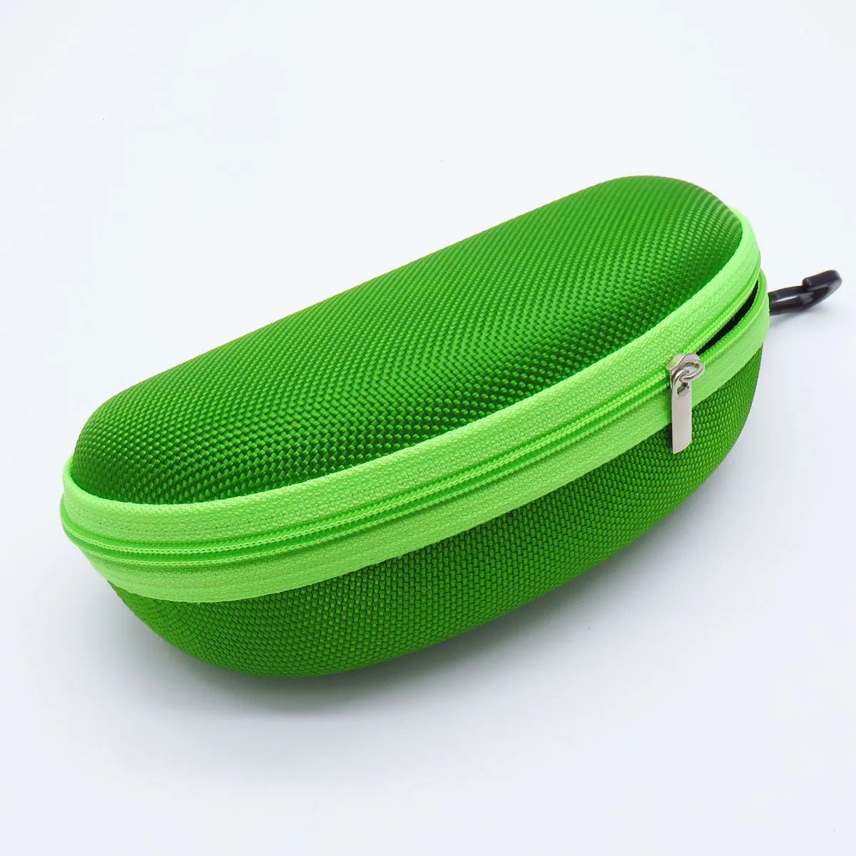 KLASSNUM Hard Eyeglass Protector Case With Zipper And Carabiner Hook