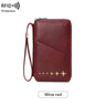 Women Or Men's RFID Multifunctional PU Leather Passport Wallet