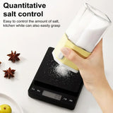 Moisture-proof Seasoning Bottle That Can Extrude 0.5 Grams Of Salt Or Sprinkle Larger Measurements Without Clumping