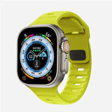 Silicone Straps For Apple Watch Band 9 8 7 6 SE 5 4 3 38mm 40mm 41mm 42mm 44mm 45mm Bracelet iWatch Series Ultra 3 2 1 Band 49mm