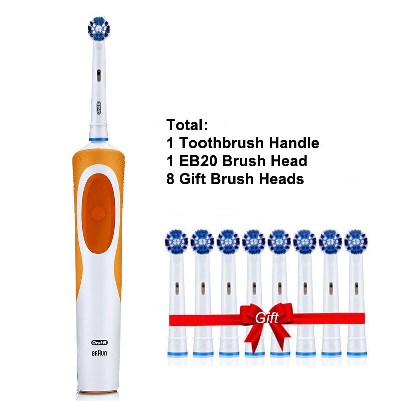 Oral B 3D Whiten Electric Adult Toothbrush With Gift Brush Heads.