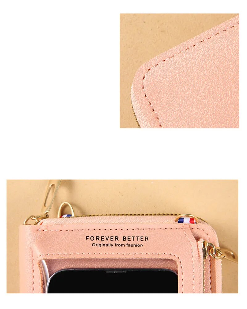 Women's Crossbody Touch Screen Cell Phone Purse.