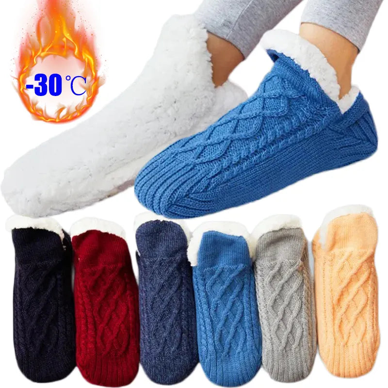 Winter Woven Thermal Cashmere Socks.