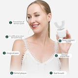 Automatic 360 Degrees Sonic Silicone Electric Toothbrush