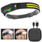 USB Rechargeable Head Lamp/Flashlight USB Rechargeable LED COB Built-in Battery With 5 Lighting Modes.