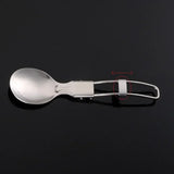 Stainless Steel Folding Spoon Fork Set With Case