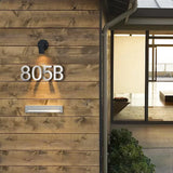 Outdoor  8 Inch Silver/Black 20cm Letters Or Numbers 0-9 For House Address