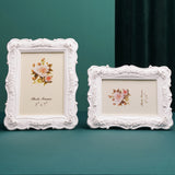 1PC White Rose Photo Frame