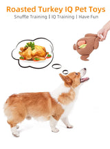 Pet Snuffle Roasted Turkey Toy
