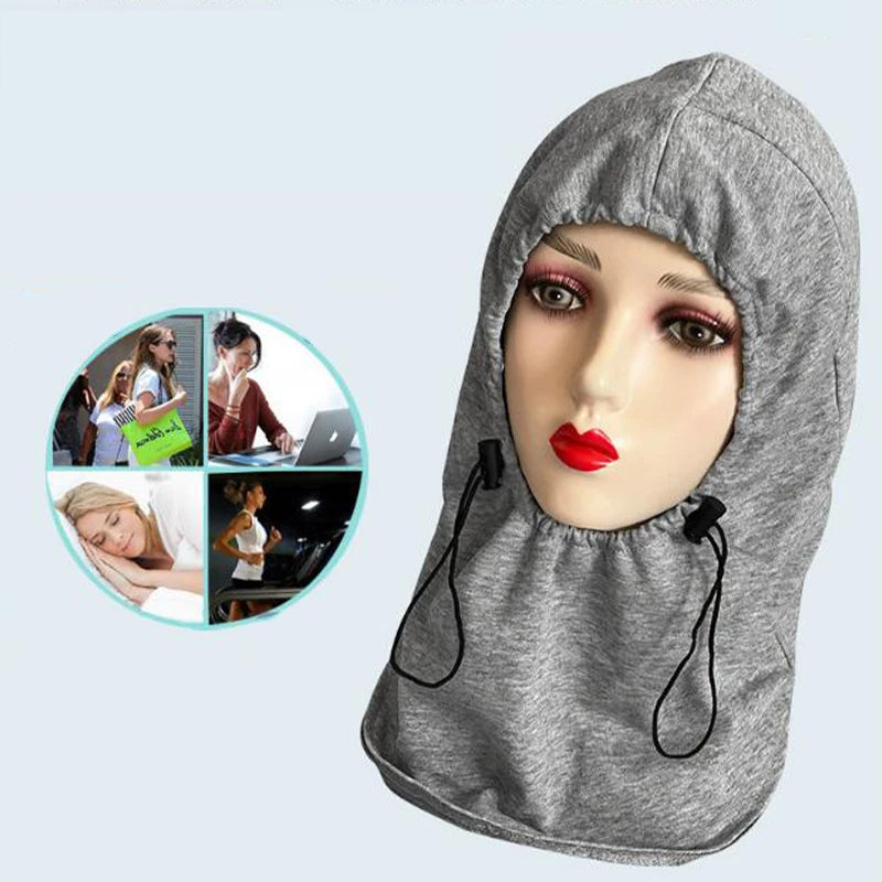 Electromagnetic Silver Fiber Radiation Protective Hood Cap With Neck Protection