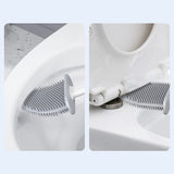 Silicone Toilet Brush Set with Holder
