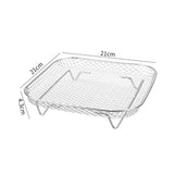 3-layer Stainless Steel Stackable Air Fryer Rack