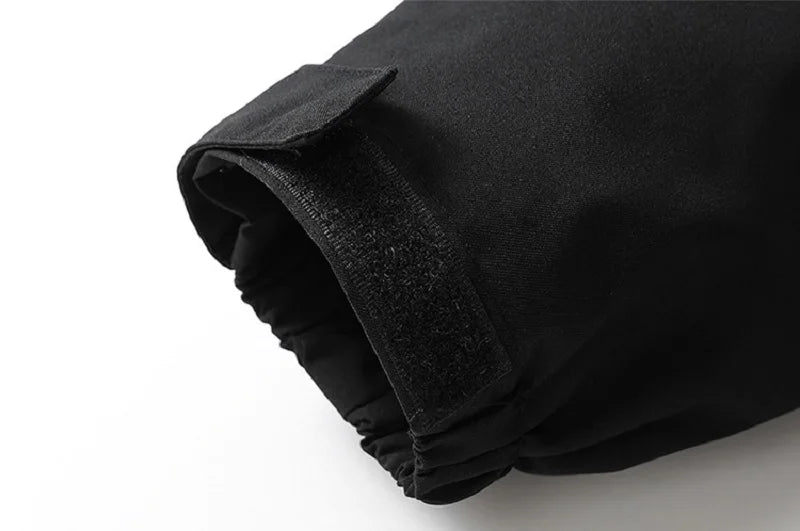 Men's Spring/Autumn Waterproof Jacket With Detachable Hood Sizes M-5XL