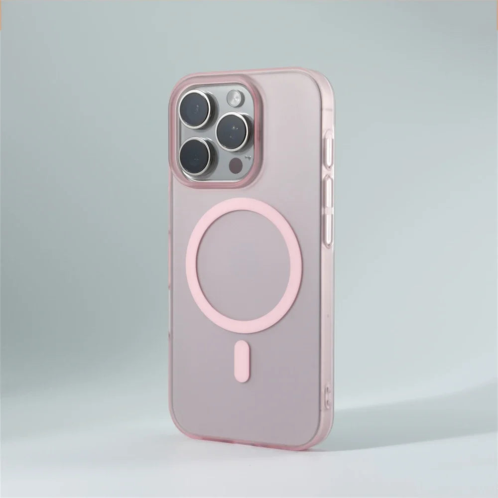 1.0 MM Ultra Thin Matte Magnetic Wireless Charge Hard PC  Case For iPhone 17 16 15 14  Pro Max
