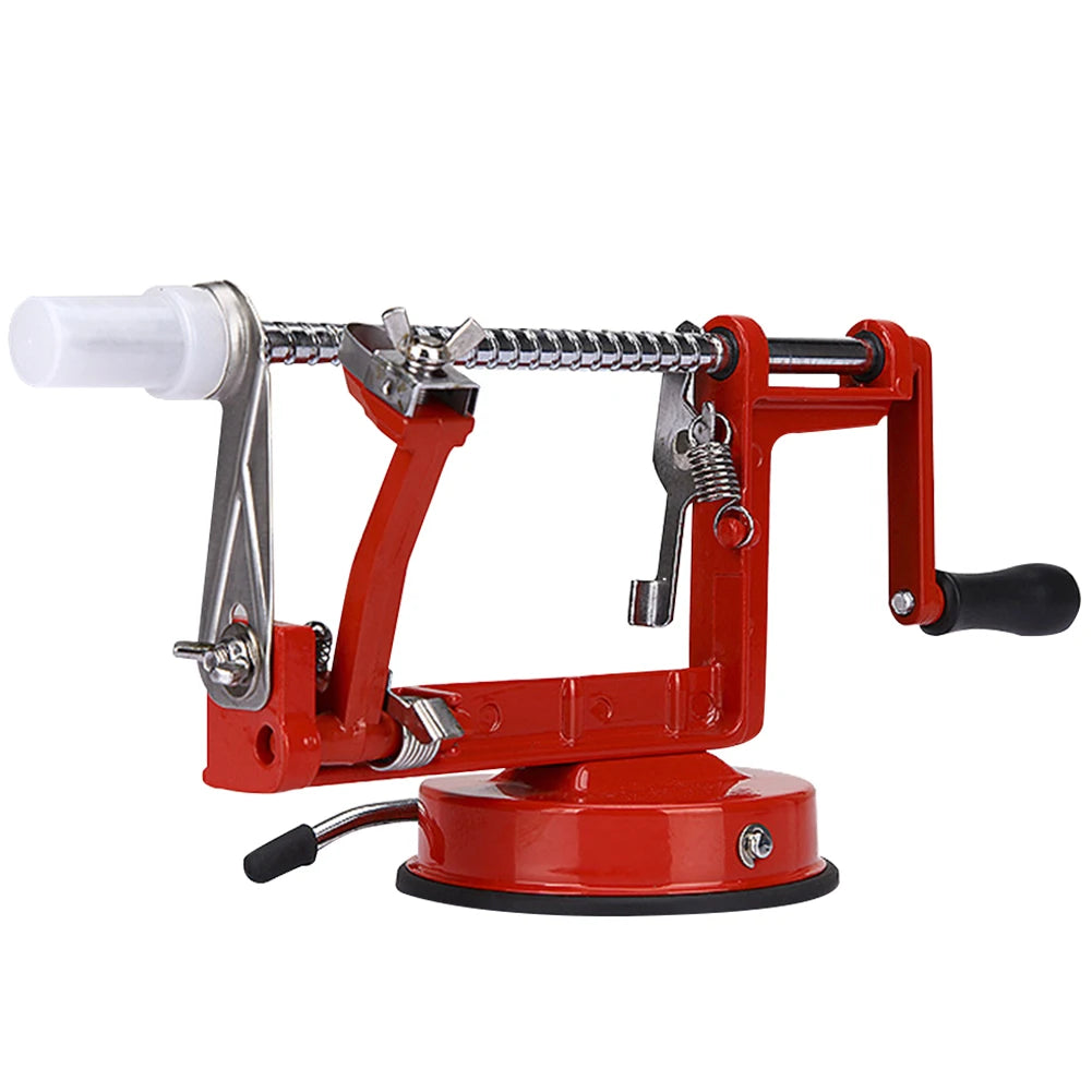 3 in 1 Stainless Steel Hand-cranked  Multi-functional Fruit Peeling Machine With Suction Base