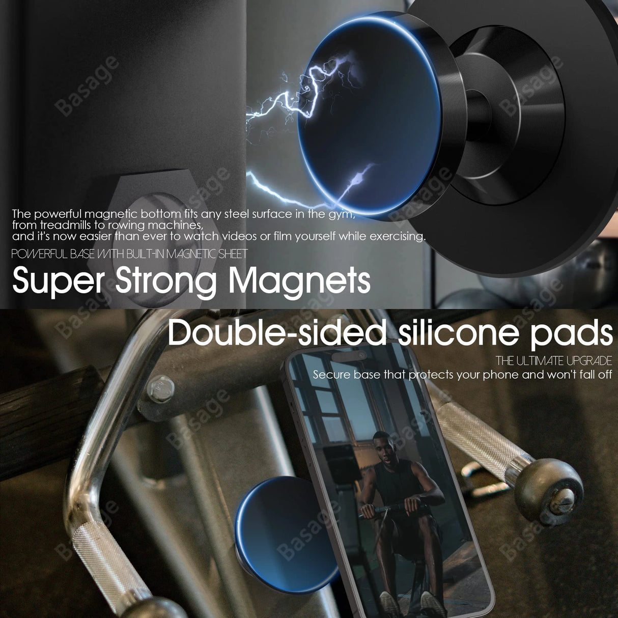 Gym Mate Double-sided Magnetic Phone Mount