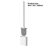 Silicone Toilet Brush Set with Holder