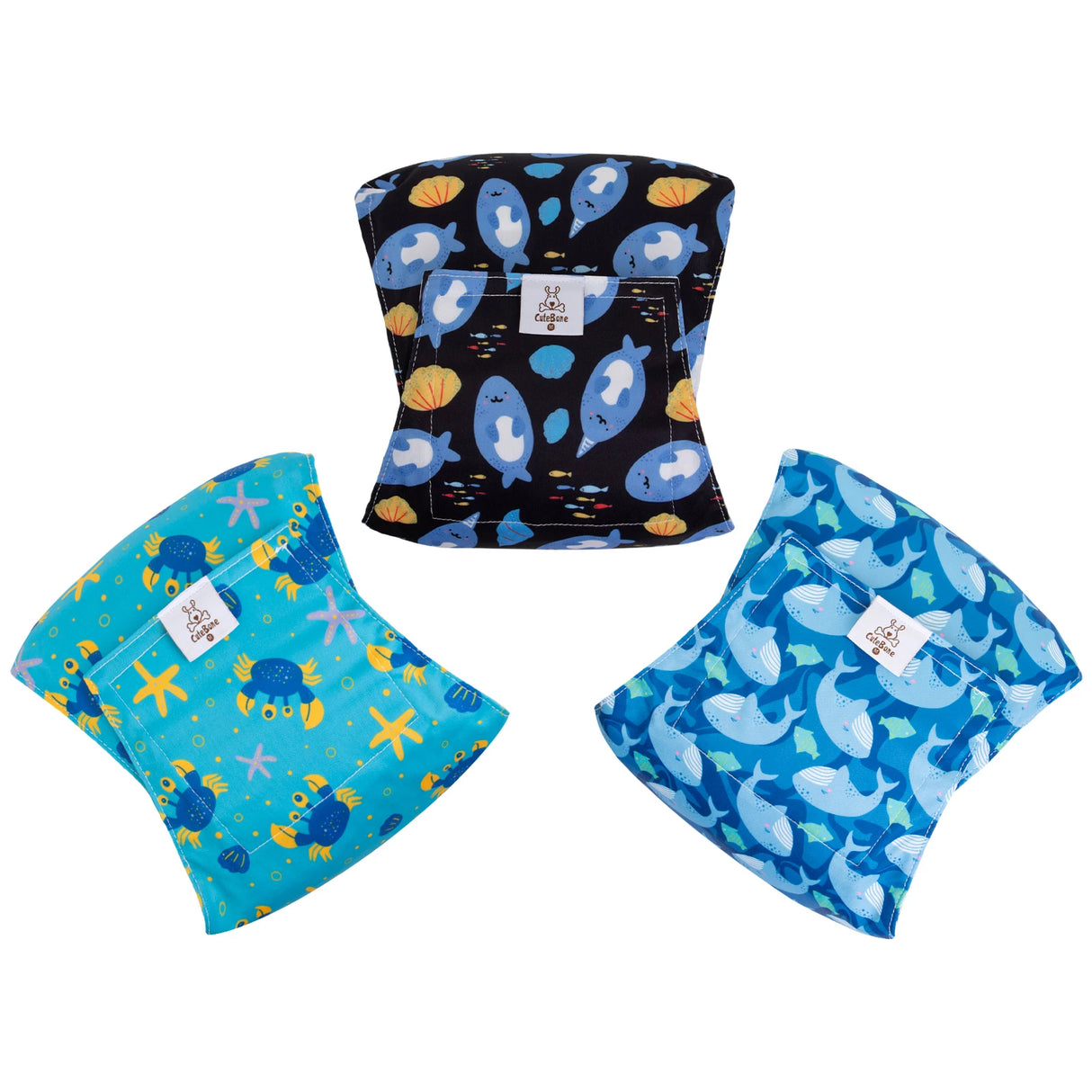 (3pcs per pack) Washable Male Dog Diaper With Belly Band