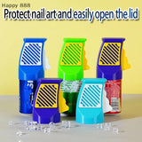 Ergonomic Design Portable Can Opener For Finger And Nail Protection