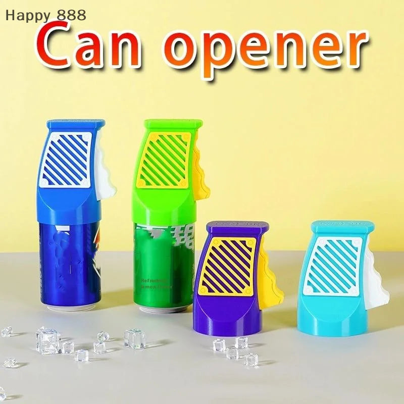 Ergonomic Design Portable Can Opener For Finger And Nail Protection