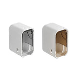 2PCS Flip-top Wall Mounted Toothbrush Rack