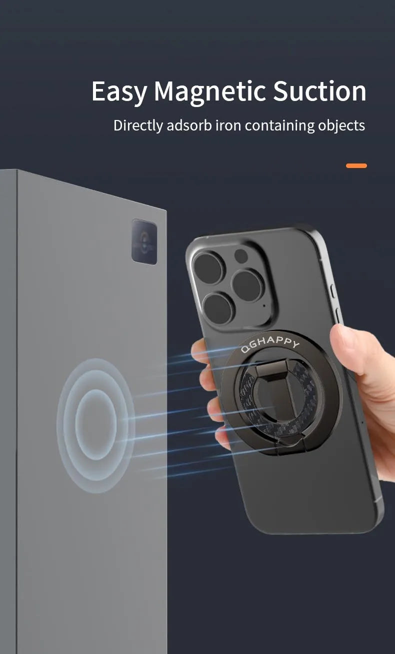 Magnet Grip Ring Holder With Kickstand For iphone 14 15 And 16