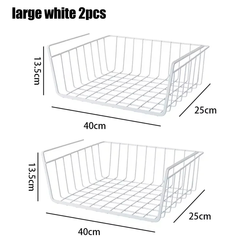 Multifunctional Iron bottom hanging Storage basket