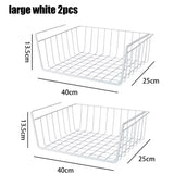 Multifunctional Iron bottom hanging Storage basket