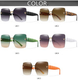 Men Or Women's UV Protection Rimless Sunglasses