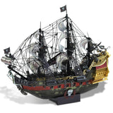 3D Metal Puzzle Model Of The Queen Anne's Revenge Pirate Ship