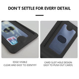 Leather Magnetic Cellphone Card Holder For IPhone 12 13 14 15 16 Pro Max Plus