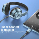 Type C to 3.5mm Jack AUX Cable Audio DAC Chip 4 Poles Microphone 3 5 HiFi Headset Adapter for Samsung Google Pixel Huawei Xiaomi