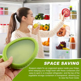 1Pcs Or 4Pcs Silicone Reusable Fruit Or Vegetable Storage Container