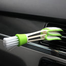 Auto Detailing Interior Double Head Brushes For Air Vent, Grill Duster Cleaning Tools