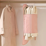 Vacuum Compressed Adjustable Seasonal Storage Organizer For Suits Coats Or Sweaters