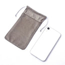 Silver Fiber RF Signal Blocker Cell Phone Bag