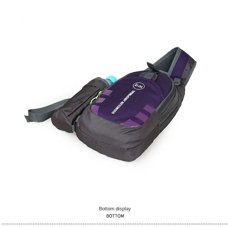 Fashion Men Women Handbag Sport Belt Waist Pack Pouch Shoulder Bag Water Bottle Holder Bag for Running Jogging Hiking