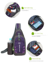 Fashion Men Women Handbag Sport Belt Waist Pack Pouch Shoulder Bag Water Bottle Holder Bag for Running Jogging Hiking