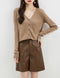 Women's Long Sleeve, V Neck, 100% Soft Merino Wool Cardigans.