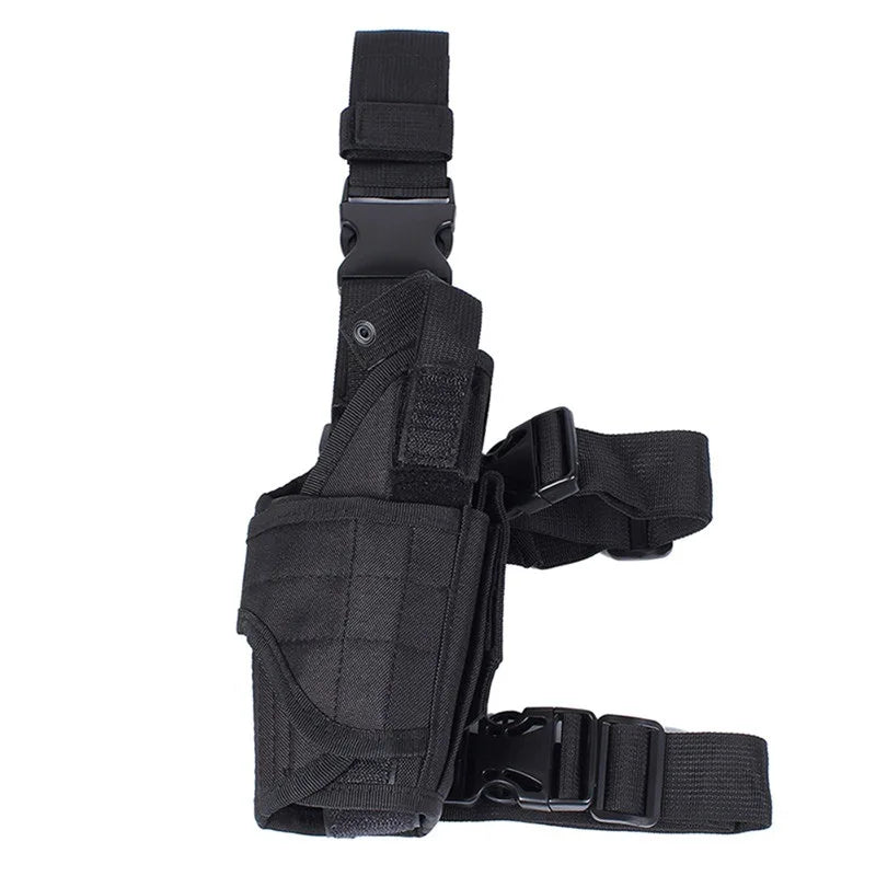 Universal Tactical Right Hand Leg Gun Holster For Airsoft Glock, Beretta Handgun
