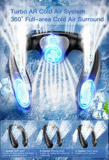 Rechargeable Semiconductor Bladeless Turbo Neck Fan
