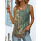 Women's Sleeveless, Pleated Casual Tops.  Size S-5XL.