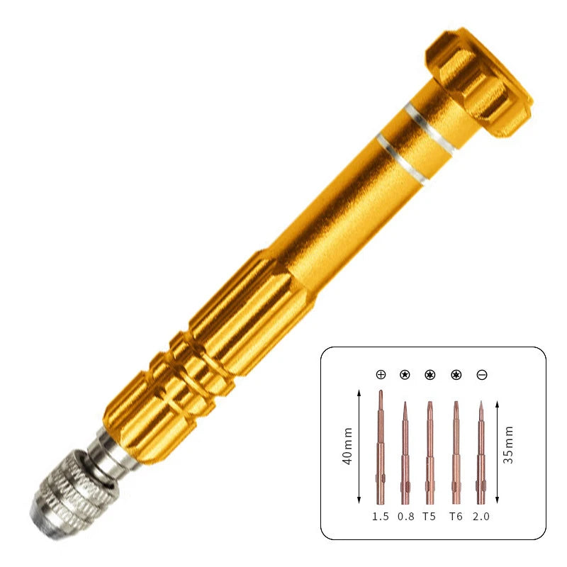 5 in 1 Multifunctional  Eyeglass/Watch Screwdriver Repair Kit