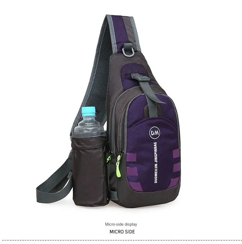 Fashion Men Women Handbag Sport Belt Waist Pack Pouch Shoulder Bag Water Bottle Holder Bag for Running Jogging Hiking