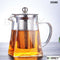 BORREY Heat Resistant Glass Teapot With Stainless Steel Tea Infuser.