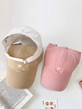 Sporty Ponytail Cap With Snapback