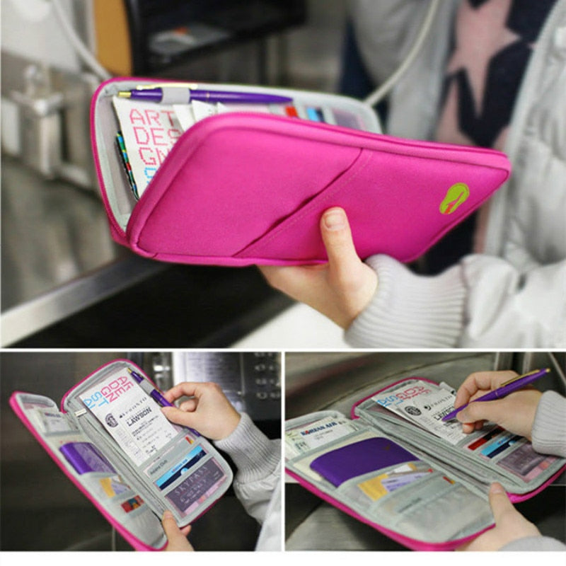 Travel Document Organizer/Passport Cover.