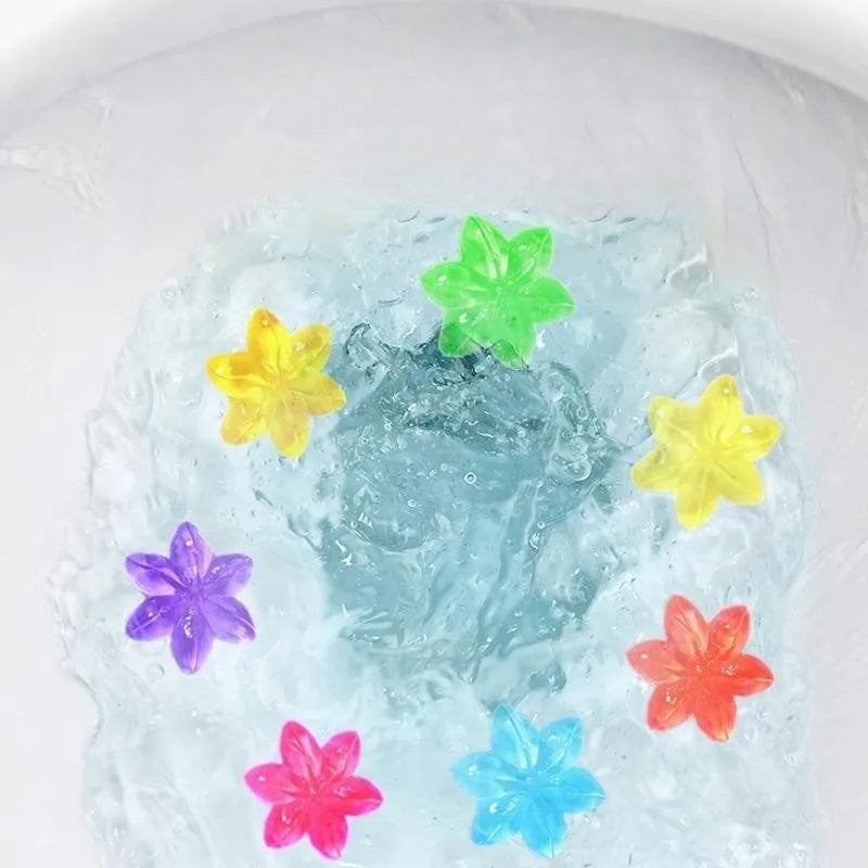 12 Gel Flower Fragrance Toilet Deodorizers