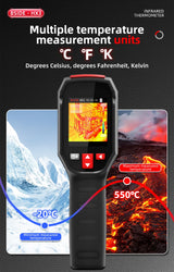 BSIDE Thermal Imager Camera HX1 Laser Thermographic HD Display For Circuit PCB Repair Pipeline Detection Medical Laser position