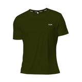 Men's multicolor short sleeve gym shirts. Quick drying, breathable sportswear